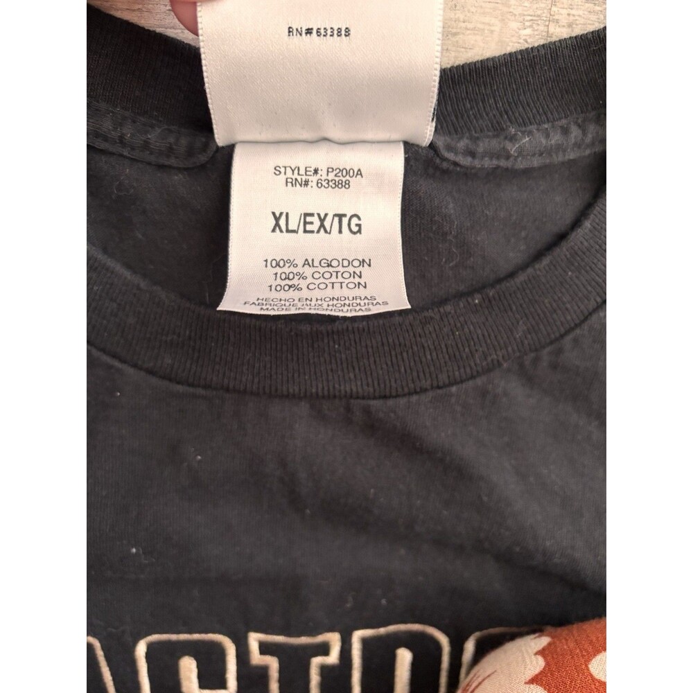 Puma Big Tag Houston Astros Black Shirt Mens Size XL Vintage 2000 MLB - Picture 4 of 7
